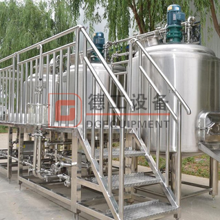 Полная линия крупномасштабного пивоваренного оборудования DEGONG с несколькими сосудами для производства эля и лагера 20-50BBL