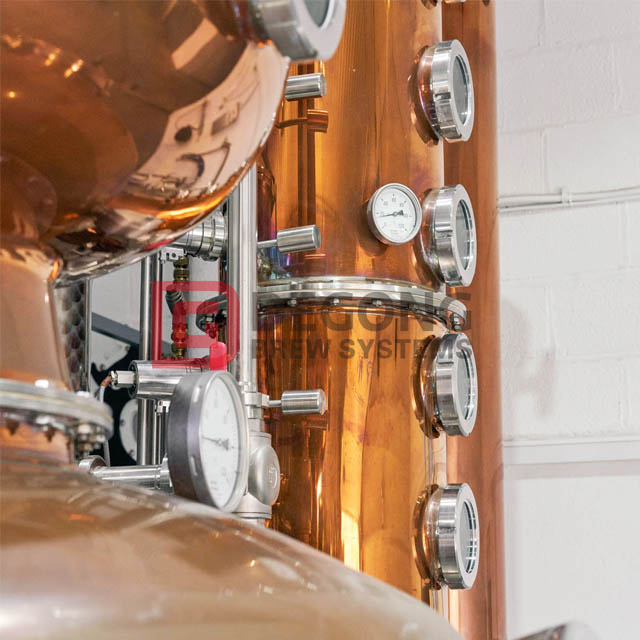 Линия по производству спирта для промышленного дистилляционного оборудования объемом 1000 л с оборудованием для ликеро-водочного завода Whiskey