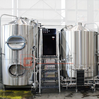Система пивоварения 7BBL 800L Craft проста в эксплуатации Производство немецкого пива Sus304 / 316 или красная медь по доступной цене