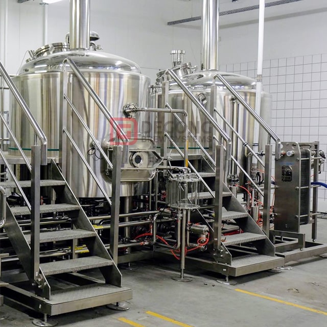 Degong 6bbl Beer Brewhouse Бесплатная комбинация Mash Tun Brewing Brewery System Steam / Electric / Direct Fire Heating