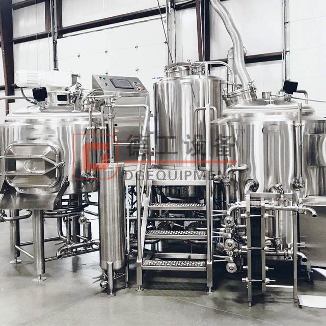 Коммерческий пивоваренный чайник на 500 л Система затирания пива Профессиональные поставщики Резервуары Sus304 / 316 для продажи