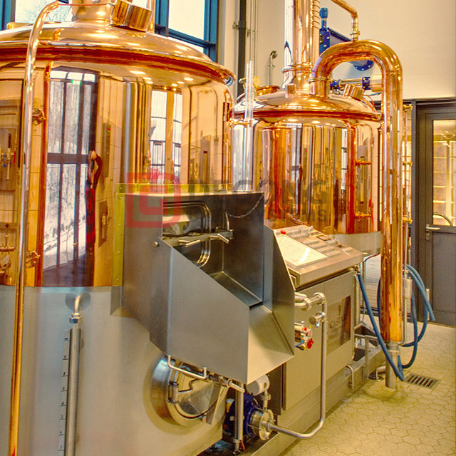 Оборудование пивоваренного завода для варки под ключ из красной меди 1500л от DEGONG